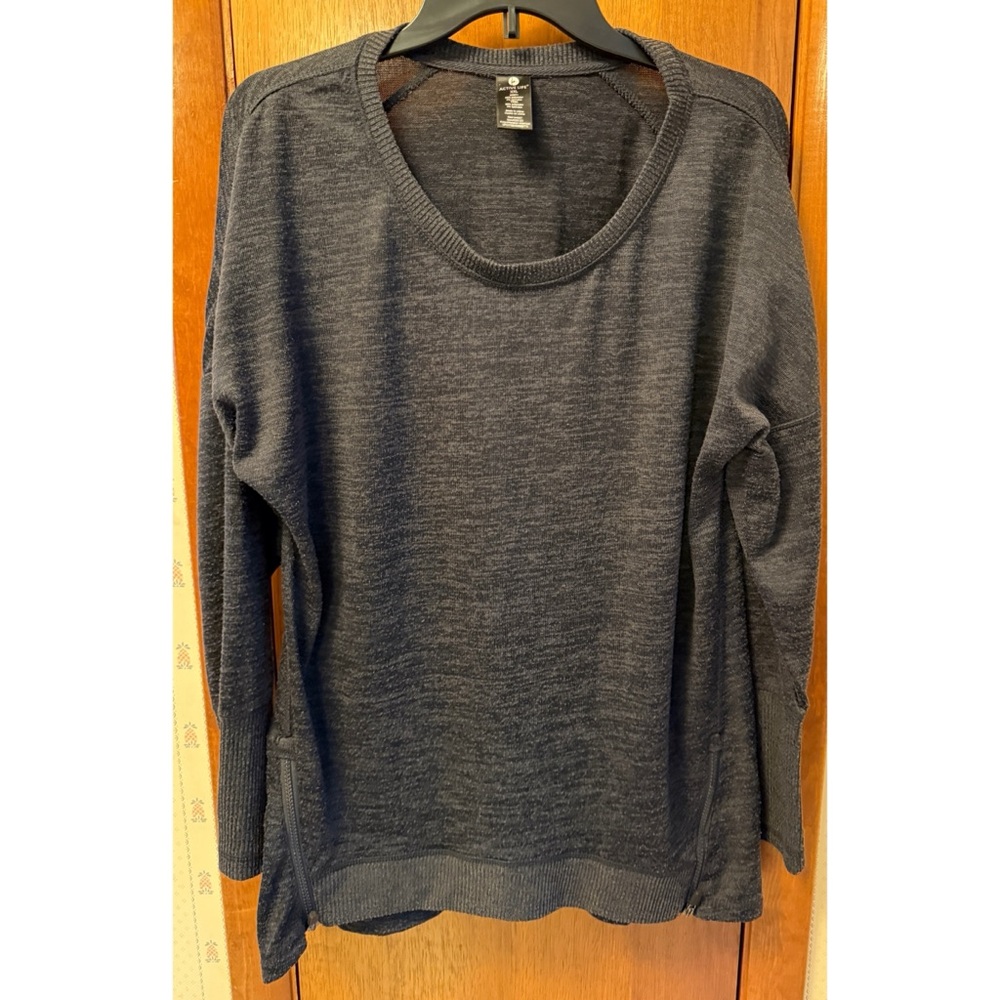 Active Life Heather Charcoal Long Sleeve Top